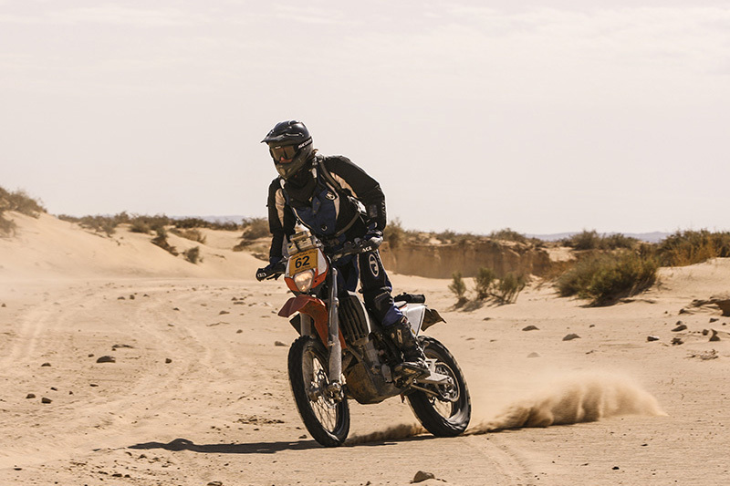 Jeroen van Daele tijdens de Tuareg Rally Tunesia 2013
